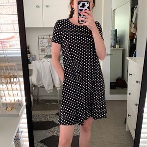 UO Polka Dot Swing Dress